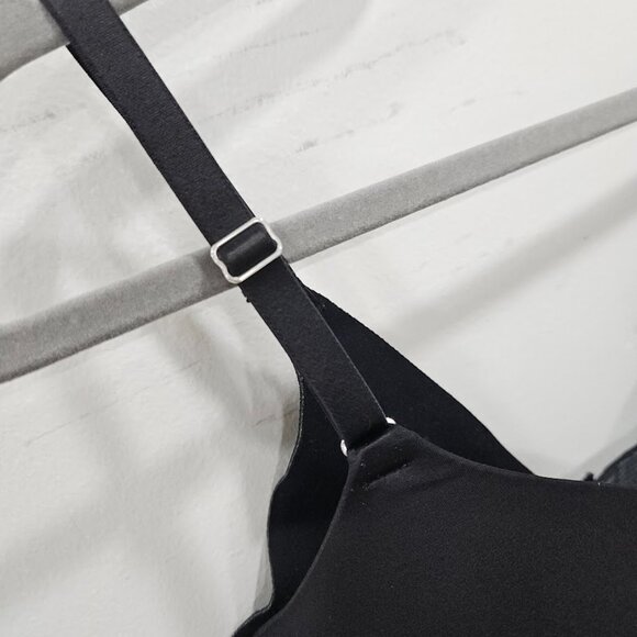 Soma Vanishing Back Plus Size Black Wireless Straps Lightly Lined Padded Bra 38B - Picture 3 of 12